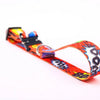 Collar With A Metal Buckle - Red Graffiti