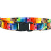 Collar With A Plastic Buckle - Pixels