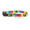 Collar With A Plastic Buckle - Pixels