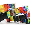 Collar With A Plastic Buckle - Pixels