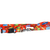 Collar With A Plastic Buckle - Red Graffiti