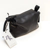Leather Cosmetic Bag, Black - Small