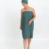 Cotton Waffle Sauna Wrap With Velcro