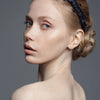 Slim Headband Naomi with Honeycomb Veil