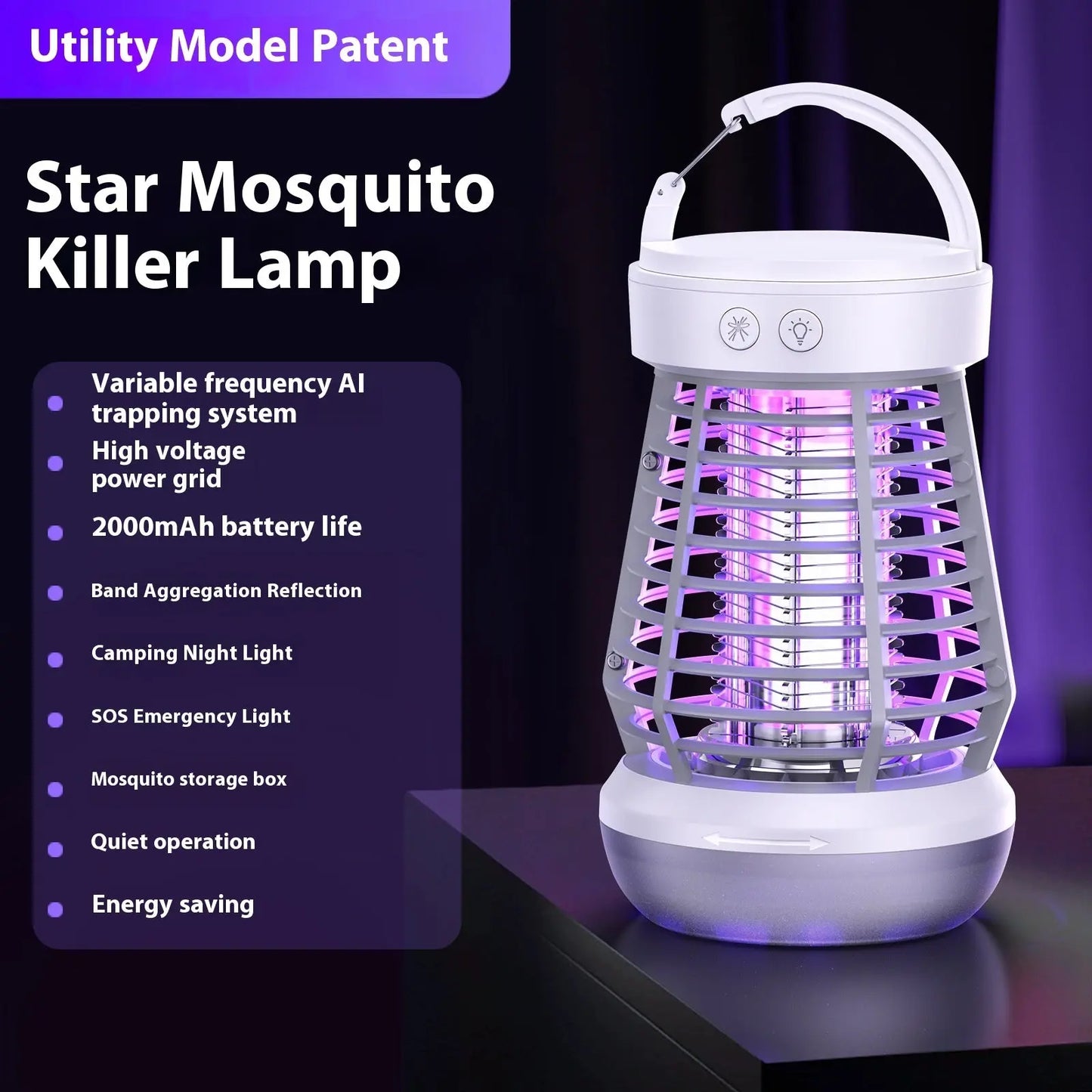 BuzzShield™ 3-in-1 Fly Trap & Camping Light Trendarium