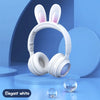 Rabbit Ear Headphones Wireless Luminous Extendable Wheat Headphones Trendarium