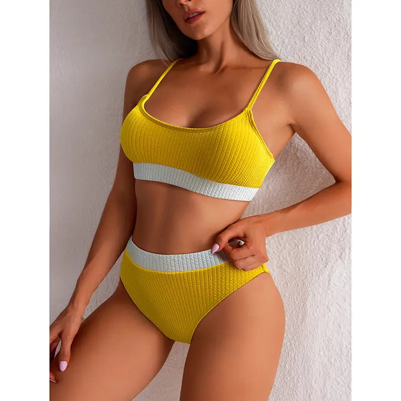Lift Luxe Ribbed Bikini Set Trendarium