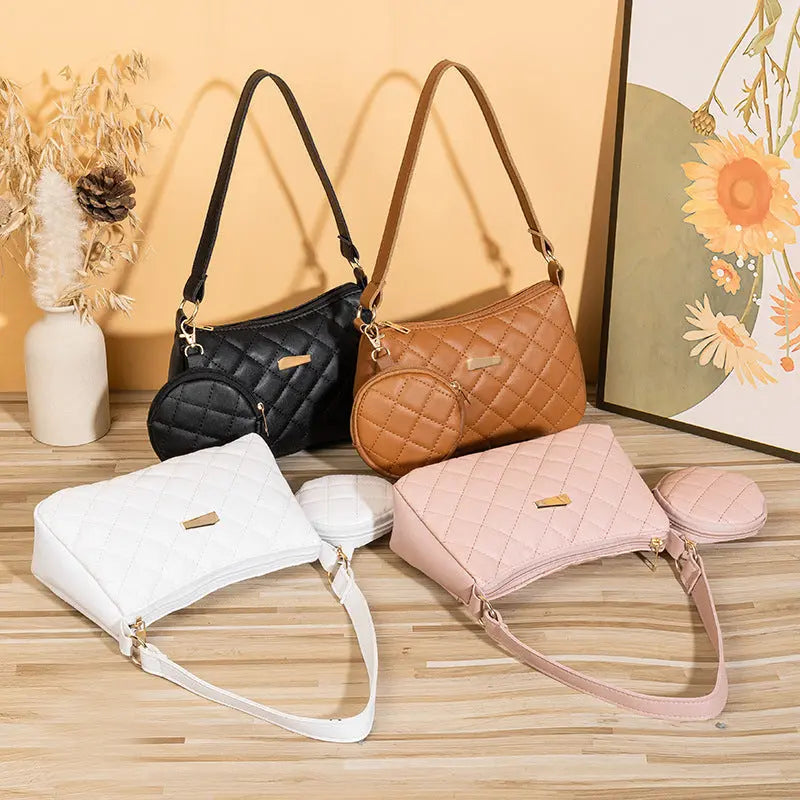 Quilted Elegance Shoulder Bag Trendarium