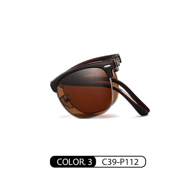 Polarized Color Sunscreen Folding Sunglasses DANDA EYEWEAR