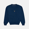 Deer Sweatshirt - Indigo Blue