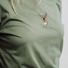 Deer T-shirt - Khaki