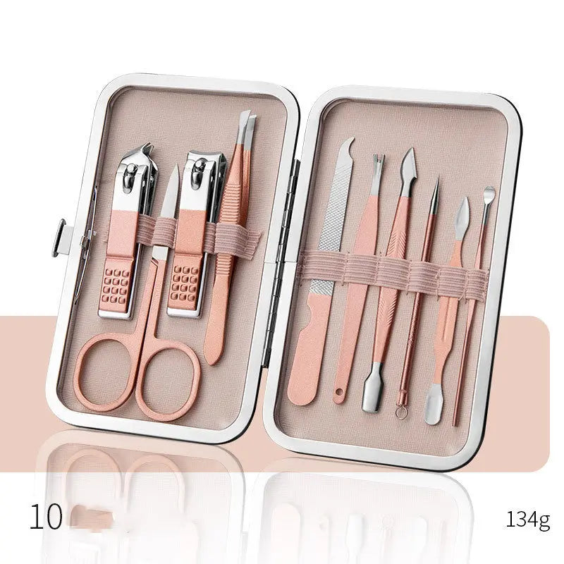 Luxury Nail Care Set – Precision Clippers, Scissors & Grooming Tools Trendarium