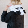 Unisex OEKO-TEX Bamboo Terry Poncho PANDA - For Adults