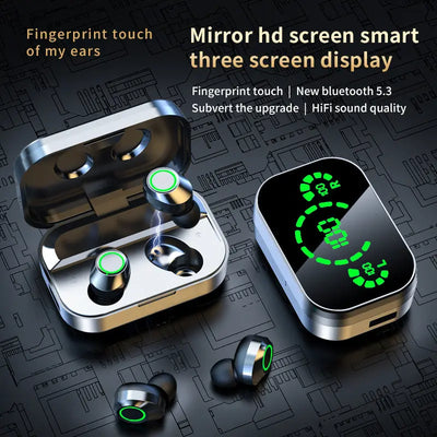 YD03 TWS Headset – Wireless In-Ear with LED Screen & Breathing Ligh Trendarium