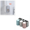Wall Mounted Automatic Toothpaste Holder Bathroom Accessories Set Dispenser Trendarium