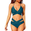 SculptGlow™ – Cutout High-Waist Bikini Set Trendarium
