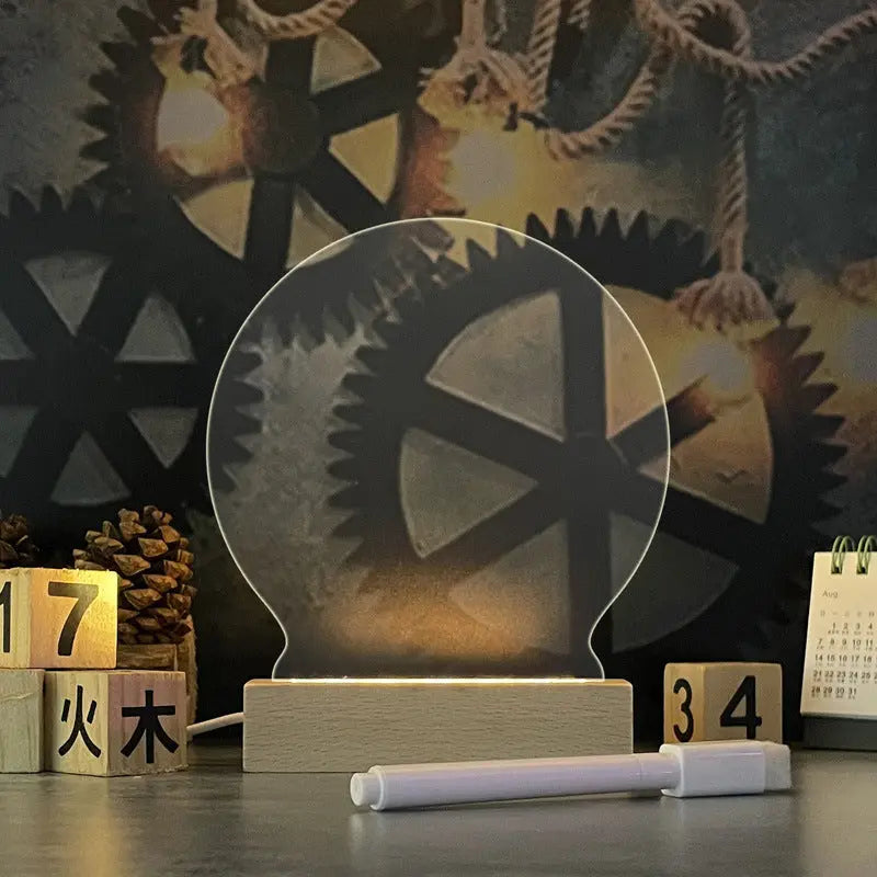 LumaBoard™ – LED Acrylic Message Panel with Marker Trendarium
