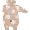 Eared Jumpsuit for Babies and Kids - Beige Suns