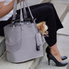 Elva Dog Carrier & Personal Bag - Light Grey 