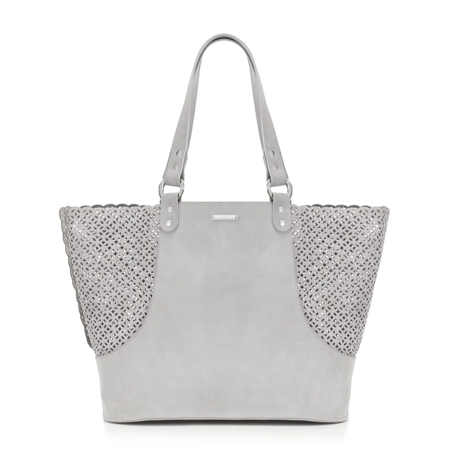 Elva Dog Carrier & Personal Bag - Light Grey 