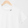 Embroidered Collar Organic Cotton T-shirt "Äiti" (FI)