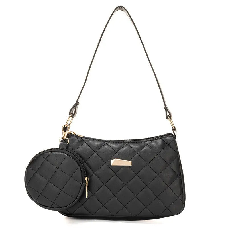 Quilted Elegance Shoulder Bag Trendarium