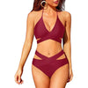 SculptGlow™ – Cutout High-Waist Bikini Set Trendarium