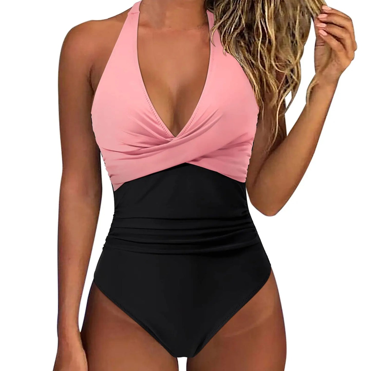 Vivid Allure Backless One-Piece Trendarium