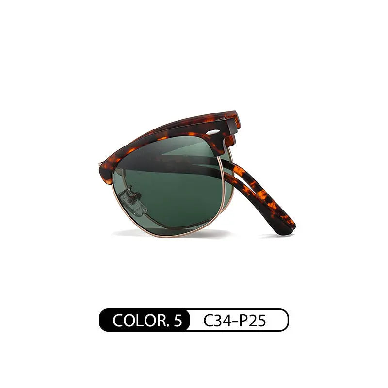 Polarized Color Sunscreen Folding Sunglasses DANDA EYEWEAR