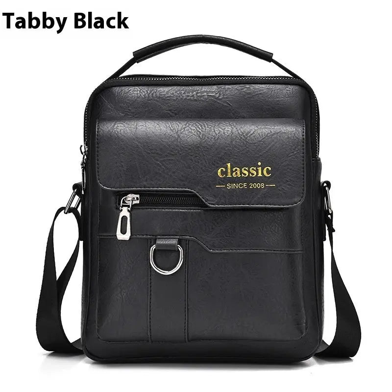 Men’s Classic PU Leather Messenger Bag Trendarium