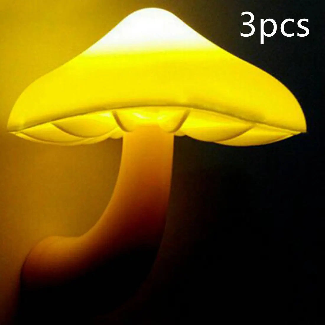 GlowShroom LED Night Light – Sensor-Activated Mushroom Lamp for Cozy Home Ambience Trendarium