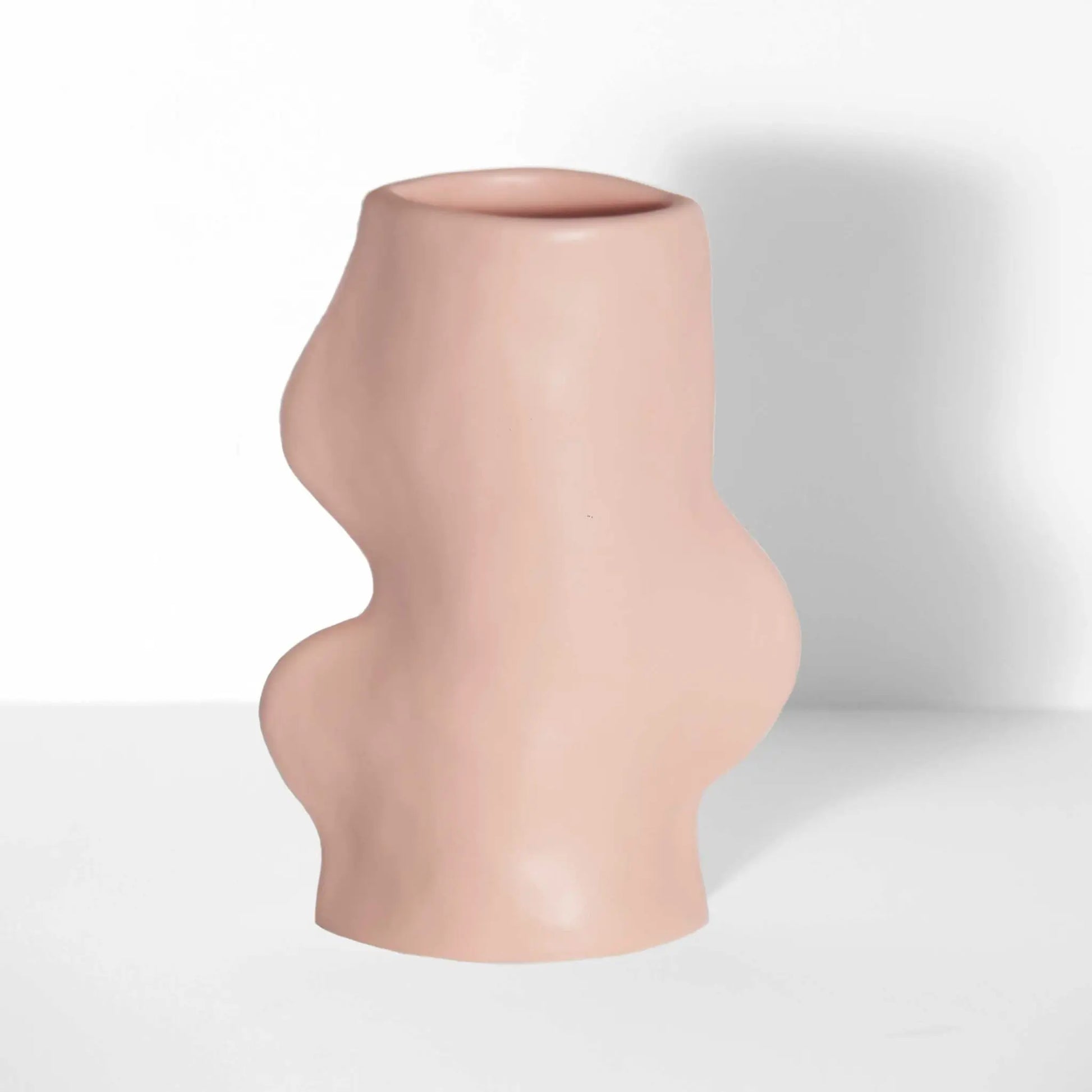Fluxo Ceramic Vase Medium - Pink