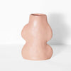 Fluxo Ceramic Vase Small - Pink