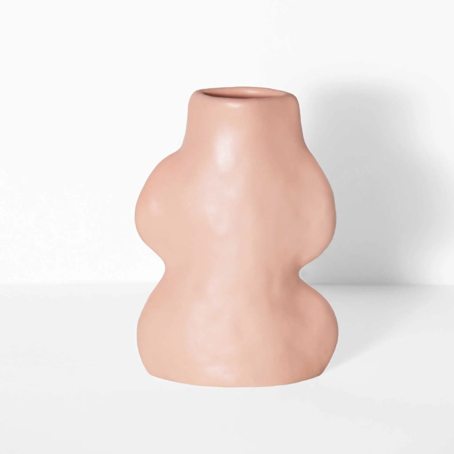 Fluxo Ceramic Vase Small - Pink