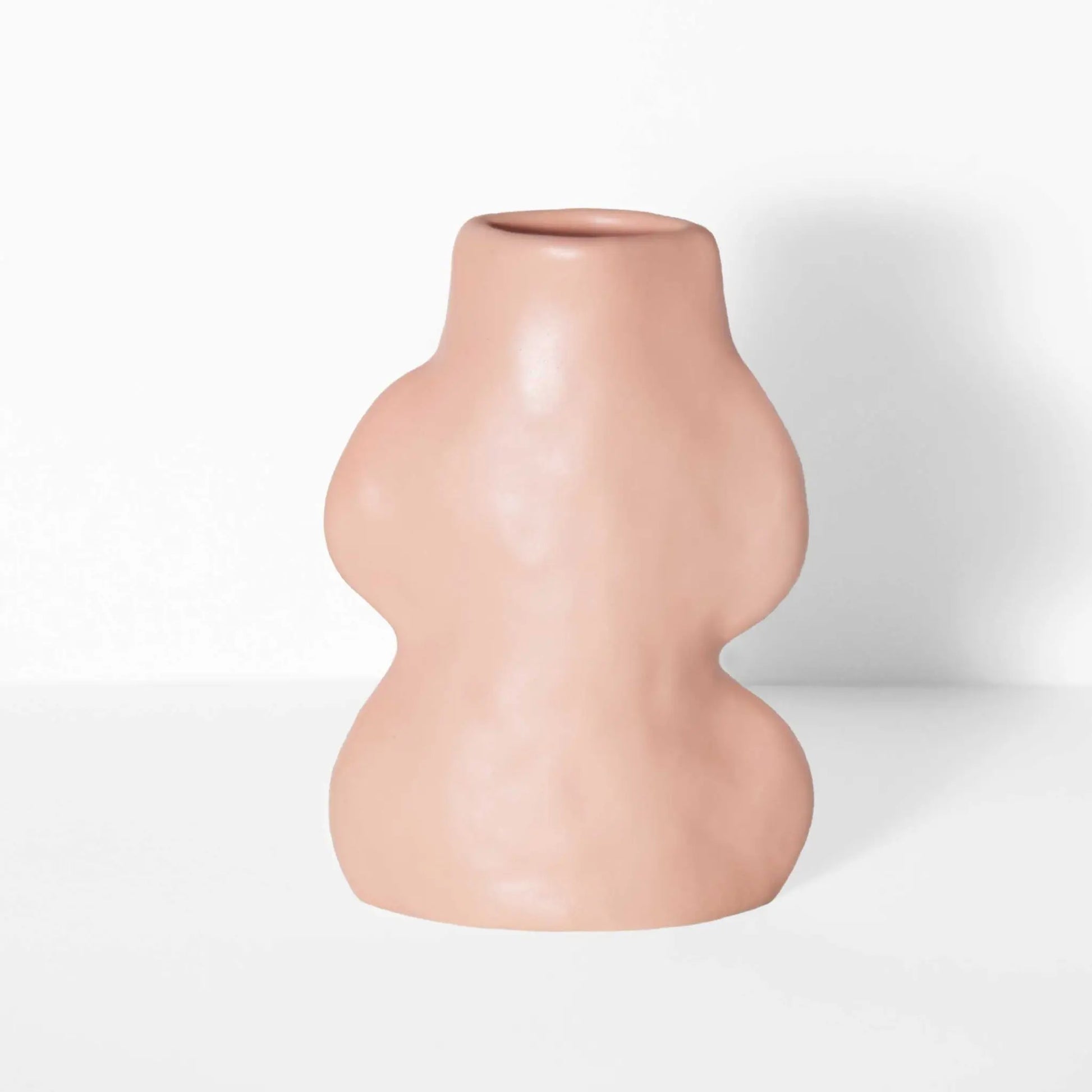 Fluxo Ceramic Vase Small - Pink