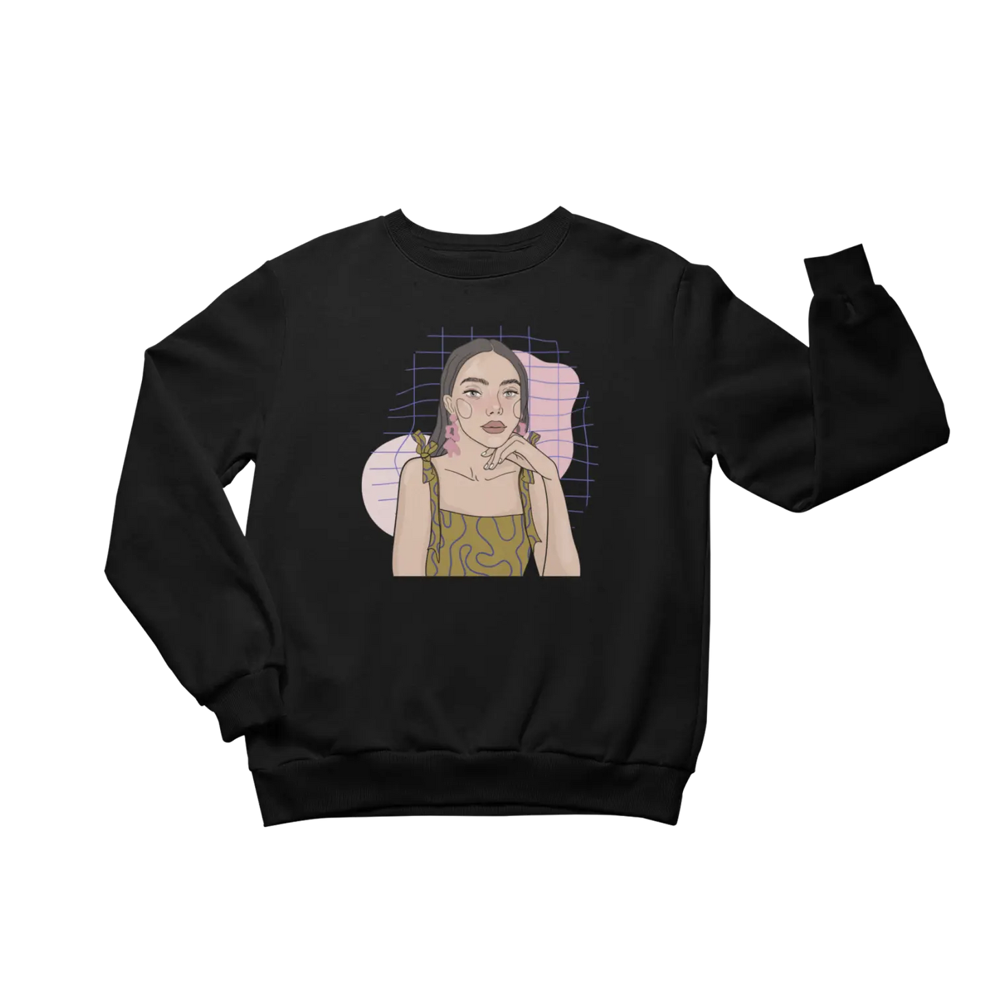 Unisex Crewneck Sweatshirt with Illustration - Sending Magic