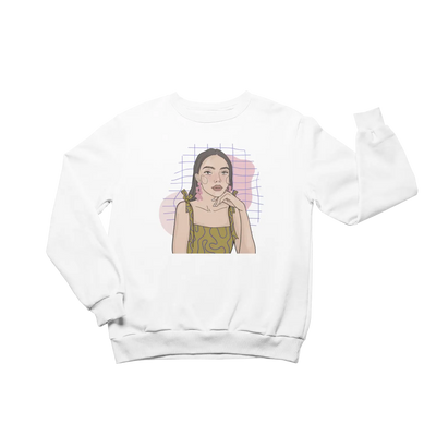 Unisex Crewneck Sweatshirt with Illustration - Sending Magic