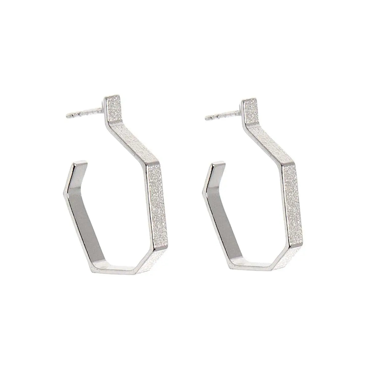 Hoops Silver Earrings