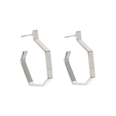 Hoops Silver Earrings
