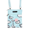 Moomins Up In The Clouds Passport/Neck Bag - Turquoise