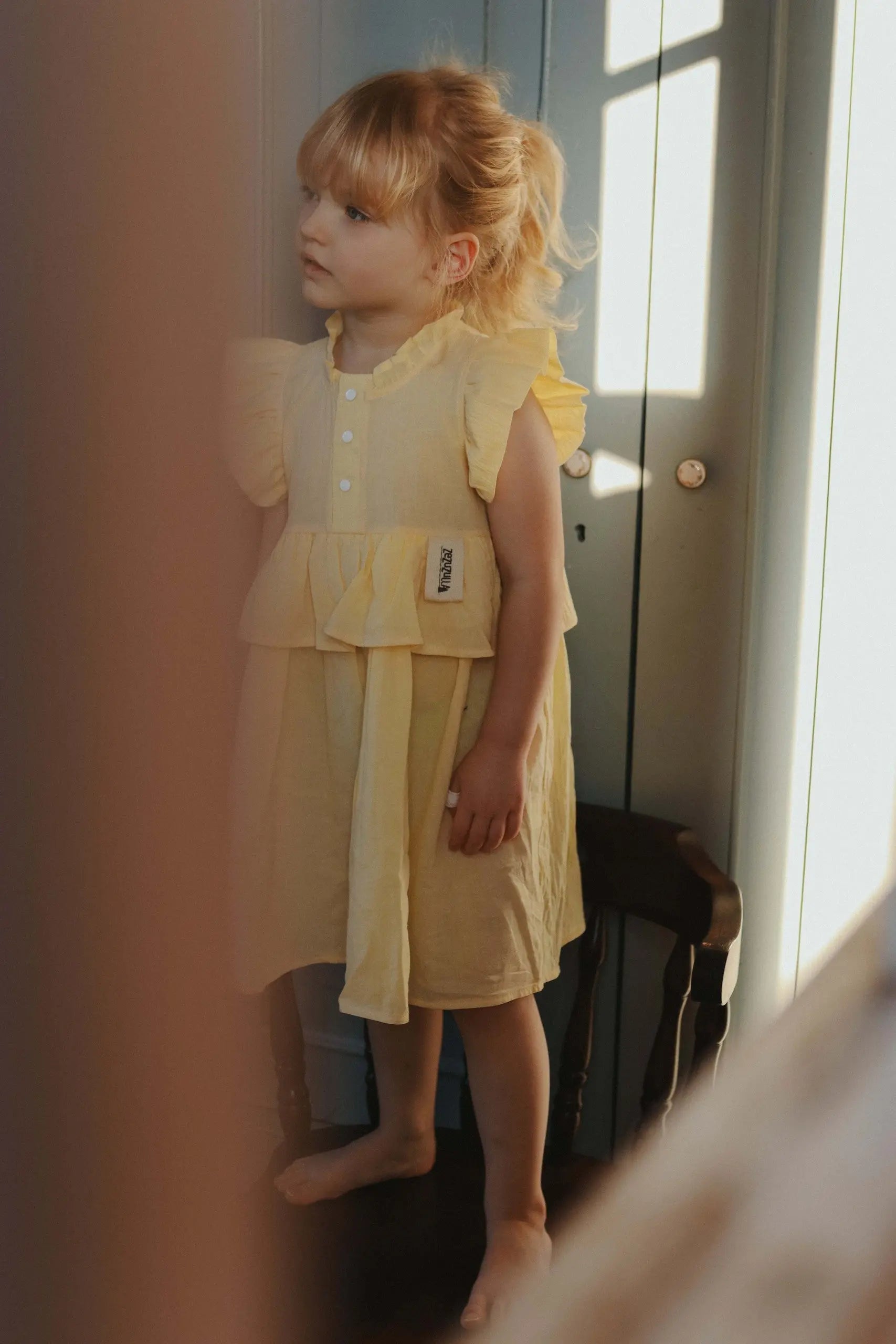Kids Dress Sisi – Yellow