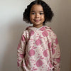 Kids Hoodie with Ears - Beige Lemons