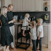 Montessori Helper Tower Step Stool / Kitchen Tower with BLACKBOARD