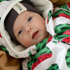 Winter Jumpsuit with Teddy Lining for Babies and Kids - Watermelons