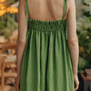 Linen Ballade Dress - Foliage Green