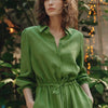 Linen Rhapsody Dress - Foliage Green