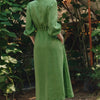 Linen Rhapsody Dress - Foliage Green