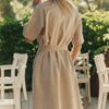 Linen Vine Dress - Melange