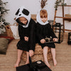 Long-Sleeve Poncho PANDA - For KIDS (Size 122-150)