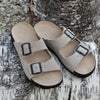 Meeliku Leather Sandals – Beige